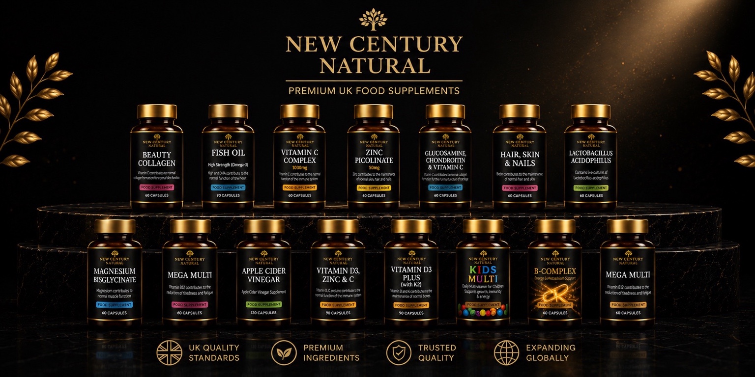 المجموعة الكاملة من منتجات New Century Natural